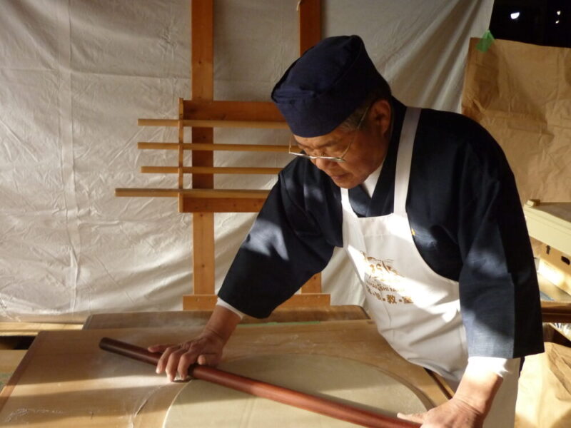 蕎麦打ち小松名人