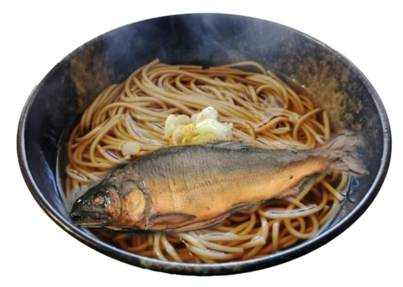かけ鮎煮蕎麦