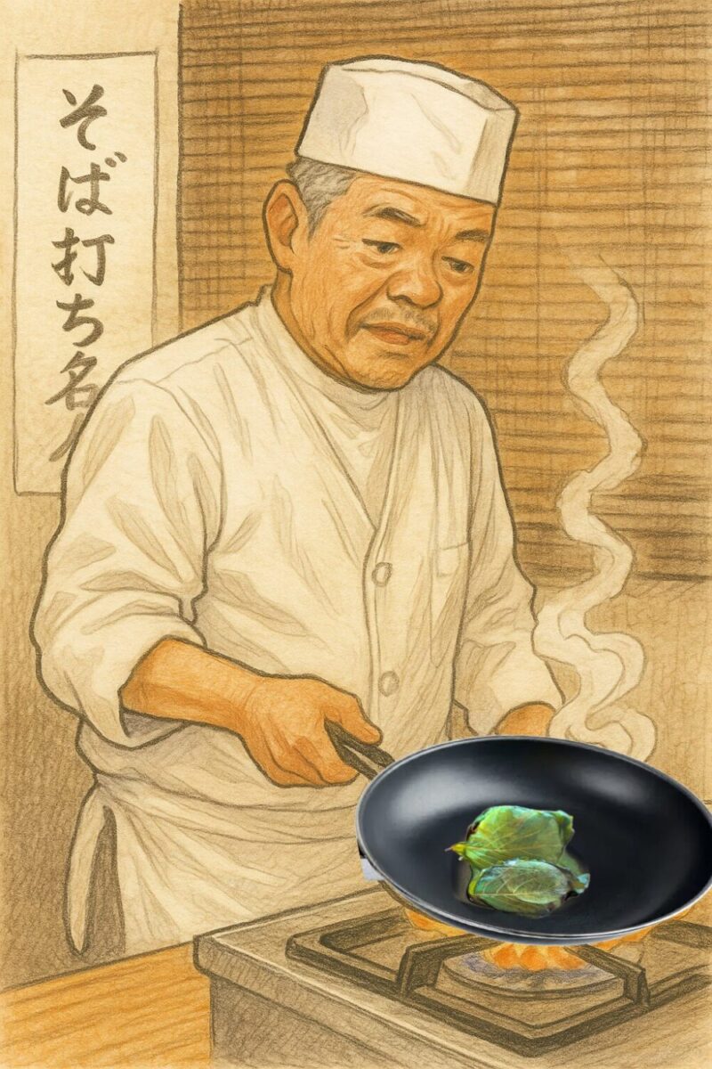 青紫蘇餅焼