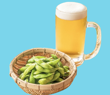 枝豆で一杯