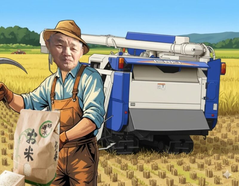 収穫作業