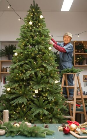 大ツリー制作中