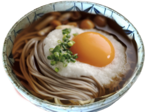 月見とろろ蕎麦