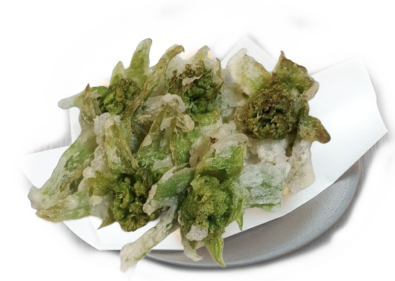 蕗の薹天ぷら盛