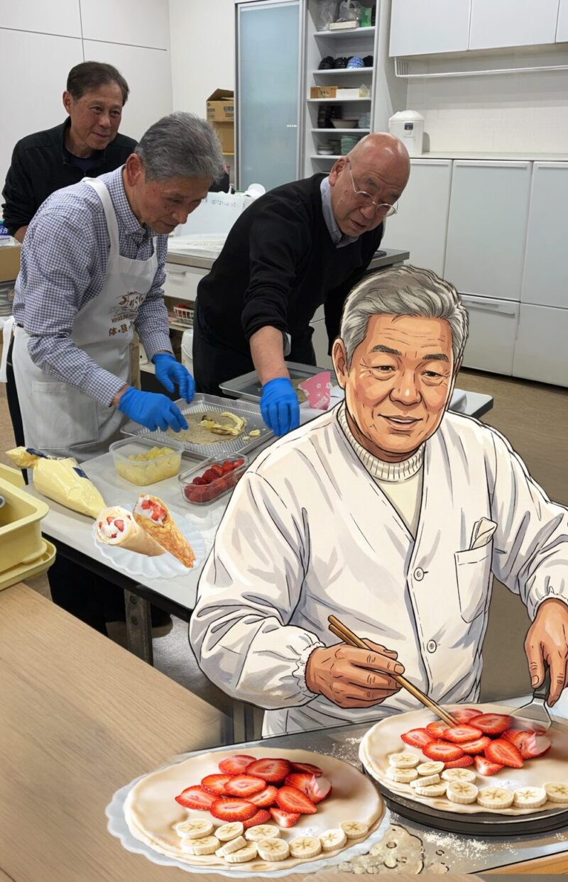 クレープ作り