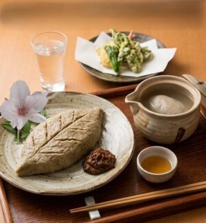 変わり蕎麦掻き桜御膳