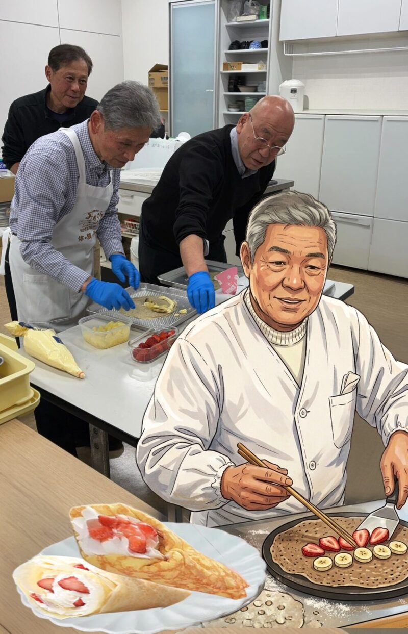 蕎麦クレープ作