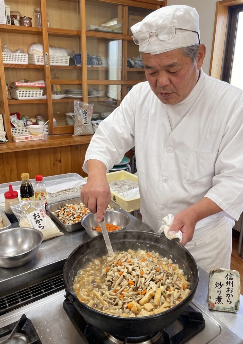 信州のおから炒り煮