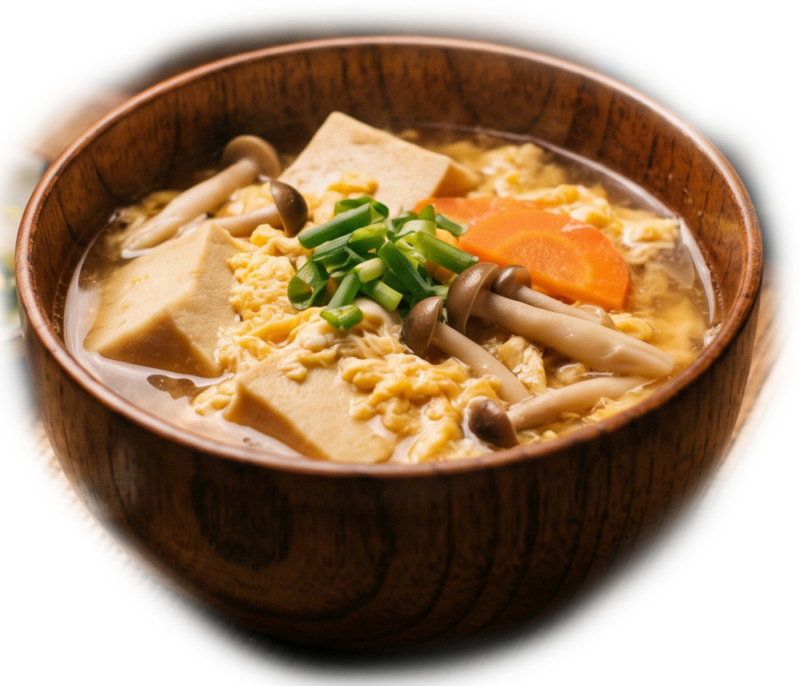 高野豆腐卵とじ